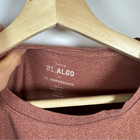 01 Algo Men's Rust T-Shirt - Picture 3 of 3